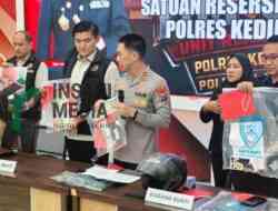 Beraksi di 13 Lokasi, Spesialis Pecah Kaca Asal Bogor Dibekuk Polres Kediri Kota