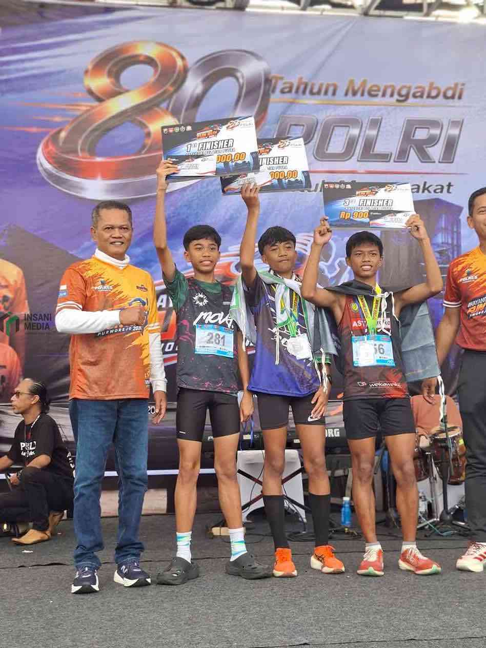 Ketua DPRD Purworejo Tunaryo Ramaikan Bhayangkara Run 2026