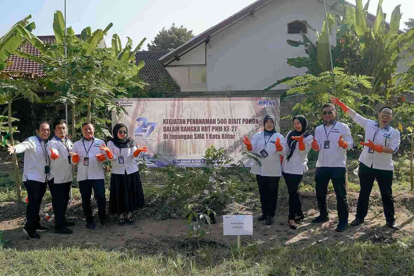 PNM Blitar Gelar Tanam Pohon