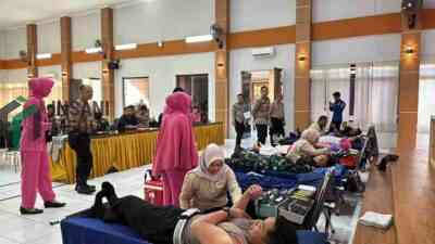 Peringati Hari Bhayangkara ke 80 Polres Purworejo Gelar Donor Darah