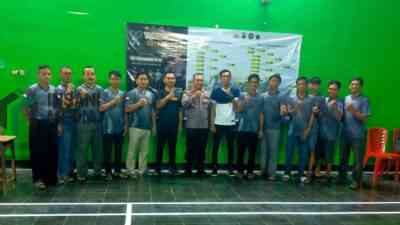 Polsek Kuwarasan Polres Kebumen menggelar Turnamen Bulutangkis Kapolsek Cup untuk memeriahkan Hari Bhayangkara ke 80 Tahun 2026