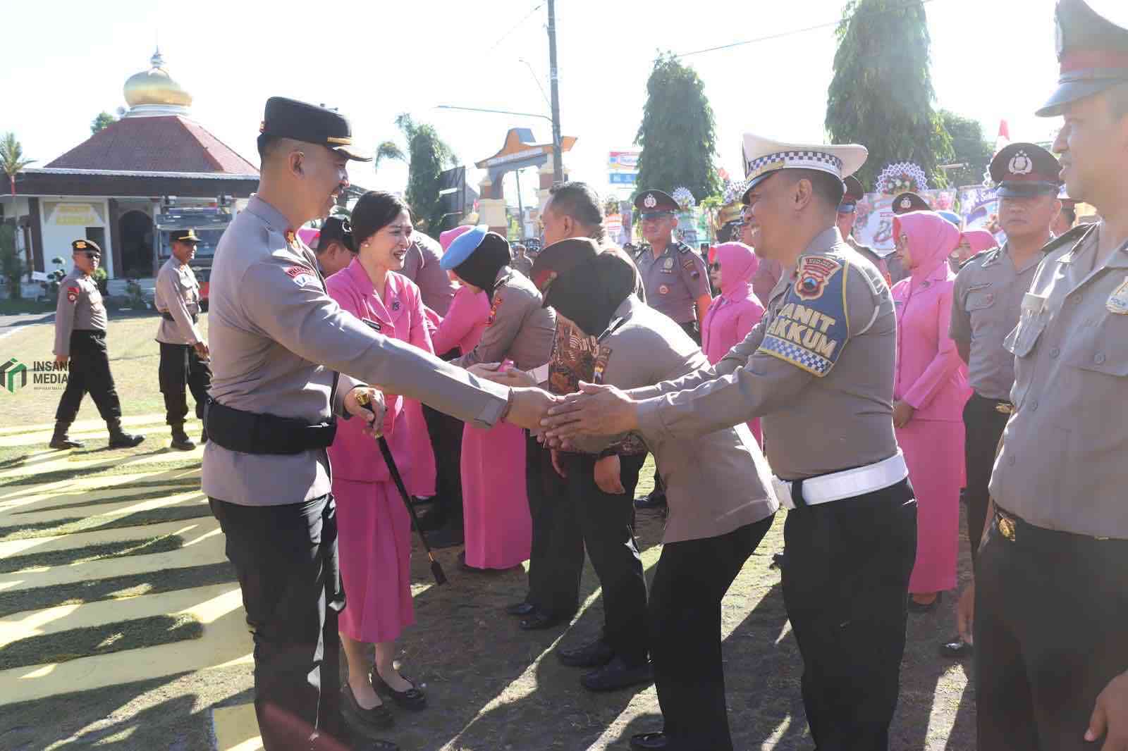 Sebayak 70 Personel Polres Kebumen Naik Pangkat