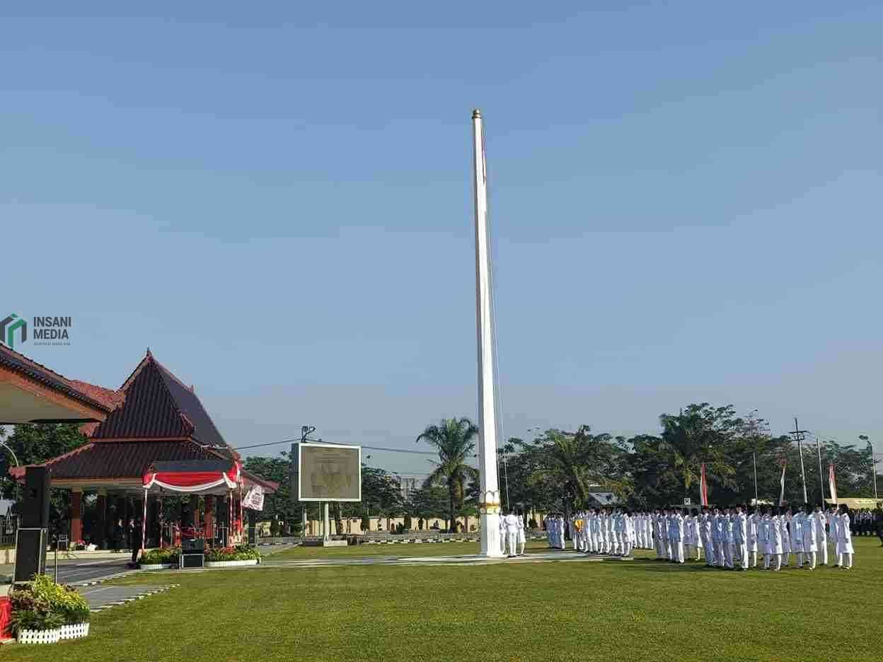 Upacara Peringatan Hari Lahir Pancasila di Alun Alun Kanigoro