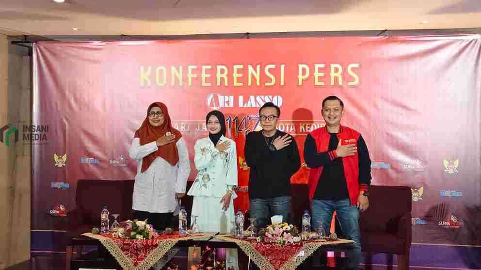 Ari Lasso Bersama Wali Kota Kediri Vinanda