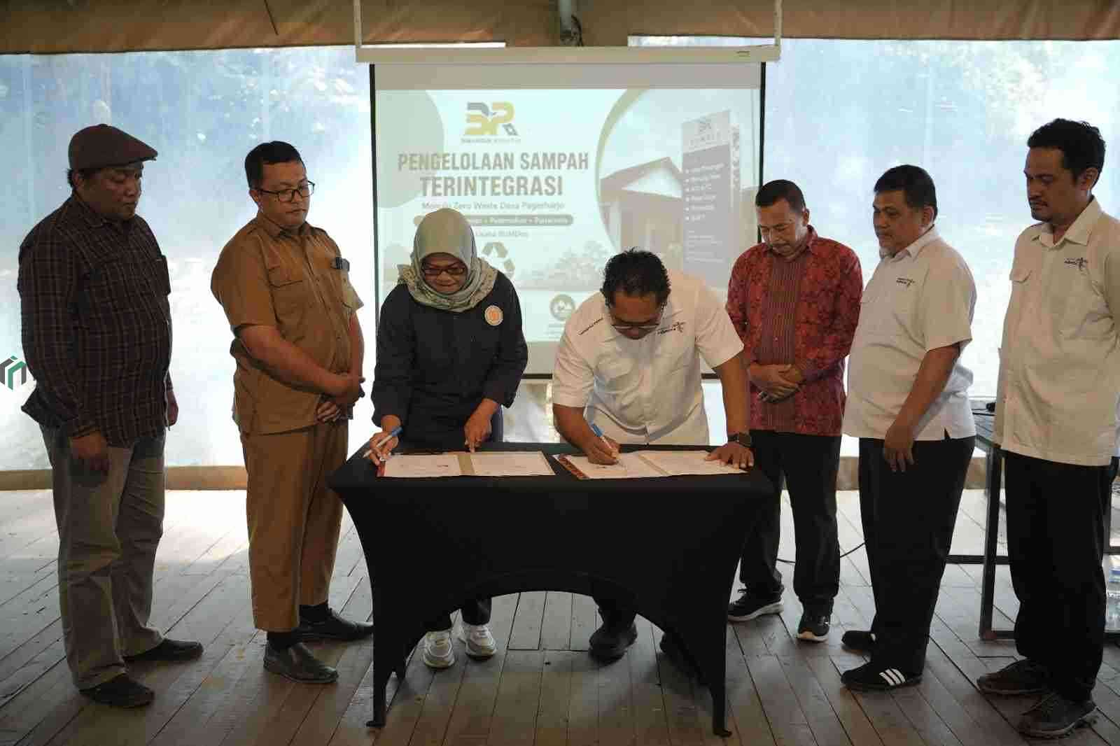 Badan Pelaksana Otorita Borobudur BPOB Perjanjian Kerja Sama PKS bersama BUMDesa Binangun Raharja Kelola Sampah Borobudur Highland