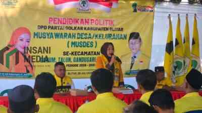 Golkar Blitar Siap Gembleng 45 Pengurus Desa Jadi Mesin Pemenangan Dapil 4