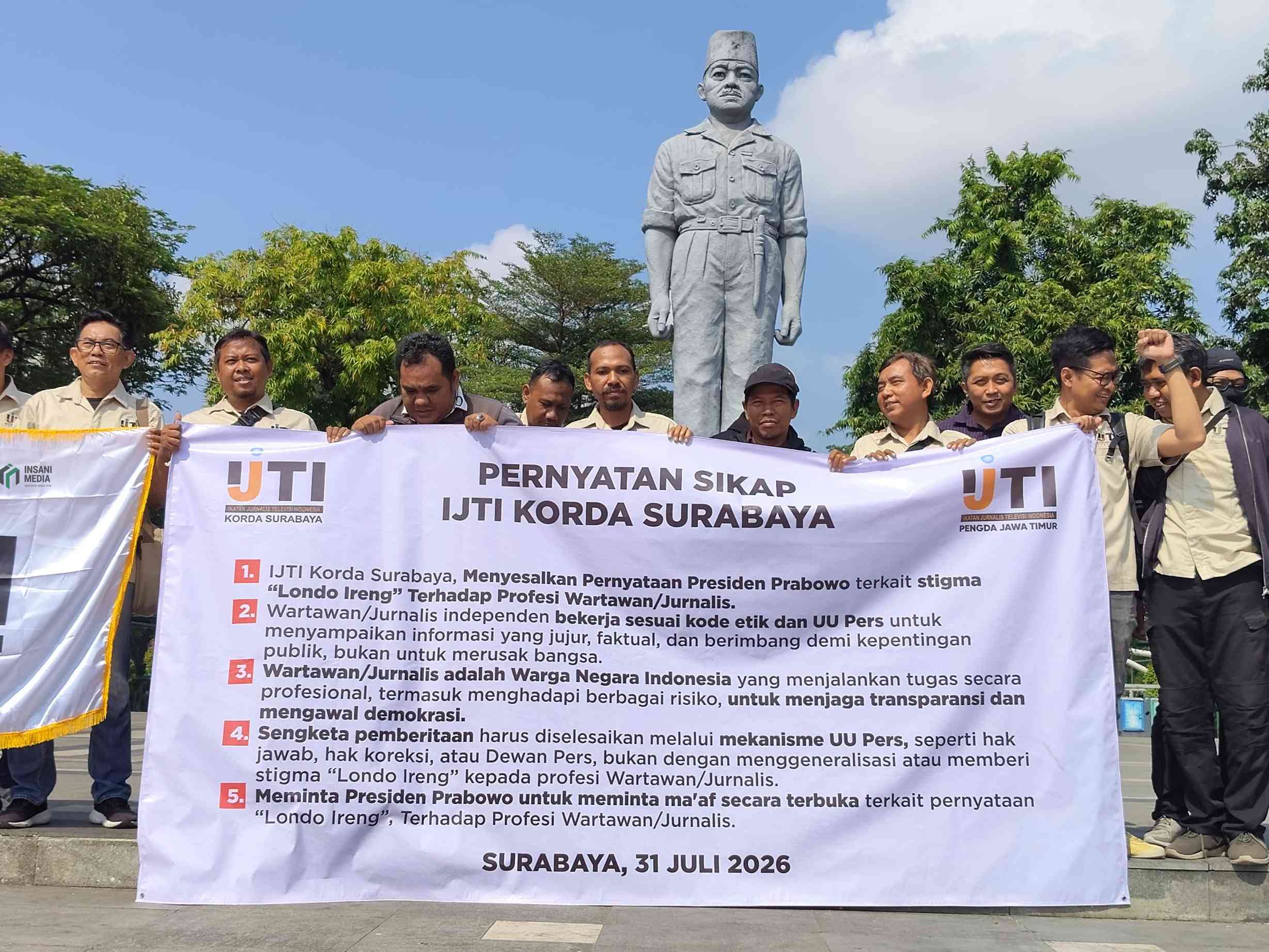 IJTI Korda Surabaya Tegaskan Jurnalis Sebagai Pilar Demokrasi, Tolak Stigma "Londo Ireng" IMG 20260731 WA0112