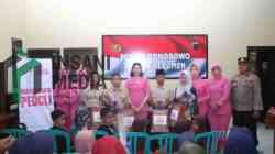 Polres Kebumen Salurkan Bantuan Sekolah untuk 15 Pelajar Kurang Mampu