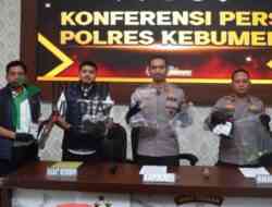 Polres Kebumen Tahan Empat Pelaku Pengeroyokan Karangsambung, Dua Lainnya Masuk DPO