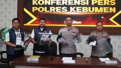 Polres Kebumen Tahan Empat Pelaku Pengeroyokan Karangsambung, Dua Lainnya Masuk DPO