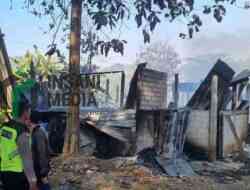 Diduga Gasolek Bocor, Kebakaran Hanguskan Kandang Ayam di Padureso, Kebumen