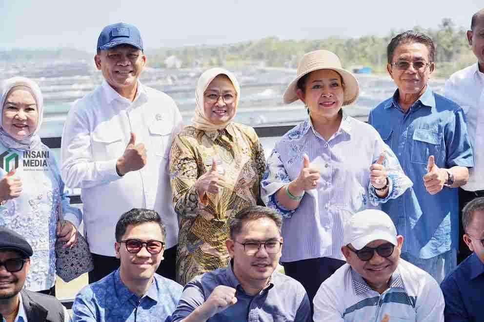 Ketua Komisi IV DPR RI Siti Hediati Soeharto atau Titiek Soeharto meninjau Budidaya Udang Berbasis Kawasan BUBK di Kabupaten Kebumen