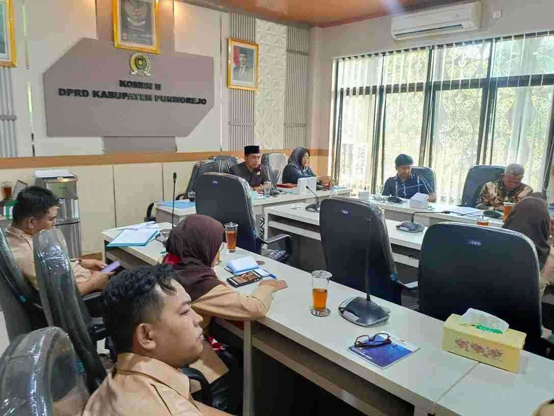 Komisi II DPRD Kabupaten Purworejo Membahas Rancangan KUA PPAS Tahun Anggaran 2027