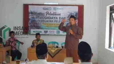 NU Care LAZISNU Kabupaten Purworejo melalui Program Desa Sejahtera NU DESANU menggelar pelatihan budidaya gurame sekaligus pembuatan pelet ikan di Desa Kedungloteng Kecamatan Bener