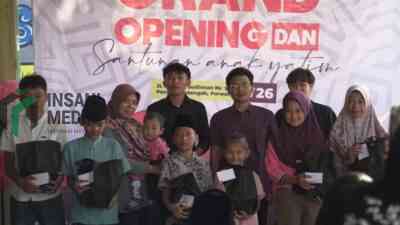 Percetakan Kaos dan Sablon Undersky mengawali operasional usahanya dengan menggelar santunan kepada anak yatim saat grand opening di Kabupaten Purworejo