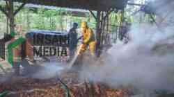 Tungku Pakan Sapi Tidak Dimatikan, Diduga Picu Kebakaran Tumpukan Jerami di Karangsono, Blitar, Nyaris Bakar Bangunan