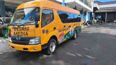 Alhamdulillahn, Kabar Gembira, Bus Sekolah BANG ANJAR di Blitar Kembali Beroperasi, Layani Pelajar Gratis di 9 Trayek
