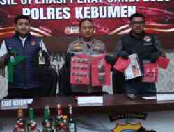Polres Kebumen Bongkar Tujuh Kasus Narkoba dalam Operasi Pekat Candi II 2026