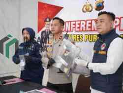 Polres Purworejo Gagalkan Peredaran 70 Gram Sabu, Kurir Asal Sleman Ditangkap