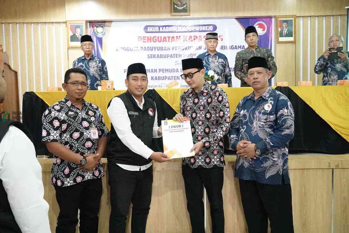 Wakil Bupati Purworejo Dion Agasi Setiabudi Meresmikan Pemuda Lintas Agama Pelita Menjaga Kerukunan Lintas Agama di Kabupaten Purworejo