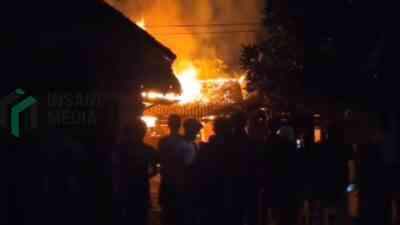 Lupa Matikan Tungku Kayu, Dapur Rumah Warga Binangun Blitar Ludes Terbakar