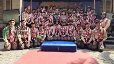 Brigjen TNI Eddy Susanto saat Pulang Mengajar di SMP Negeri 1 Gembong Kebumen