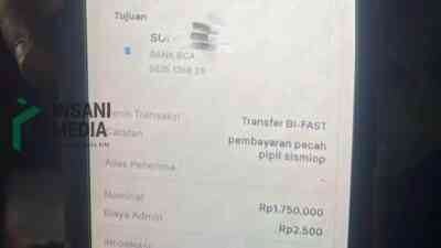 Bukti Tranfer ke Oknum Diduga Pungli Pengurusan SPPT PBB di Desa Sidorejo Kecamatan Ponggok Kabupaten Blitar
