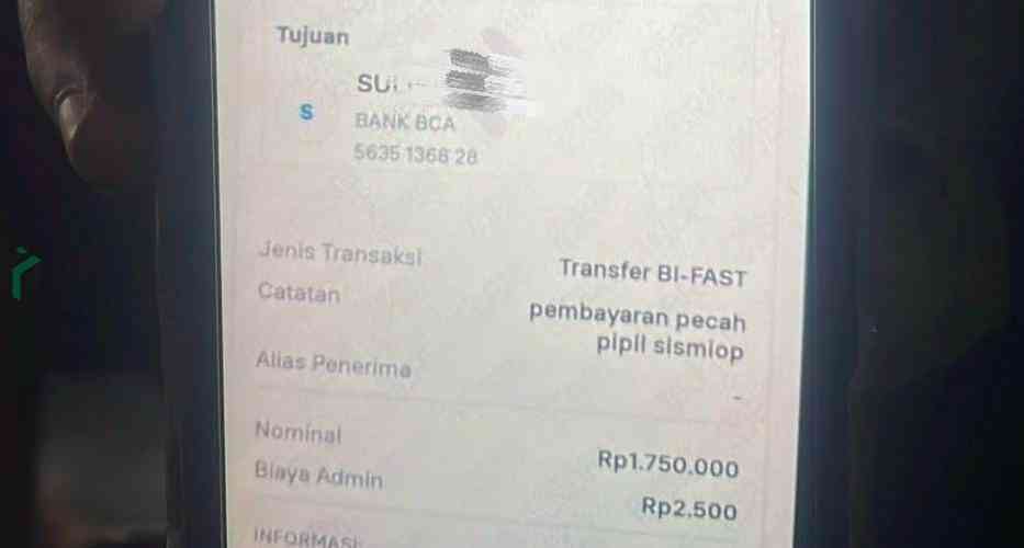 Warga Blitar Keluhkan Dugaan Pungli SPPT PBB Rp350 Ribu, Begini Kata Kepala Desa Bukti Tranfer ke Oknum Diduga Pungli Pengurusan SPPT PBB di Desa Sidorejo Kecamatan Ponggok Kabupaten Blitar
