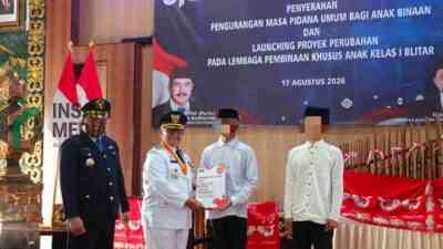 Ada 127 Anak LPKA Blitar Terima Remisi HUT RI ke-81, 9 Langsung Bebas