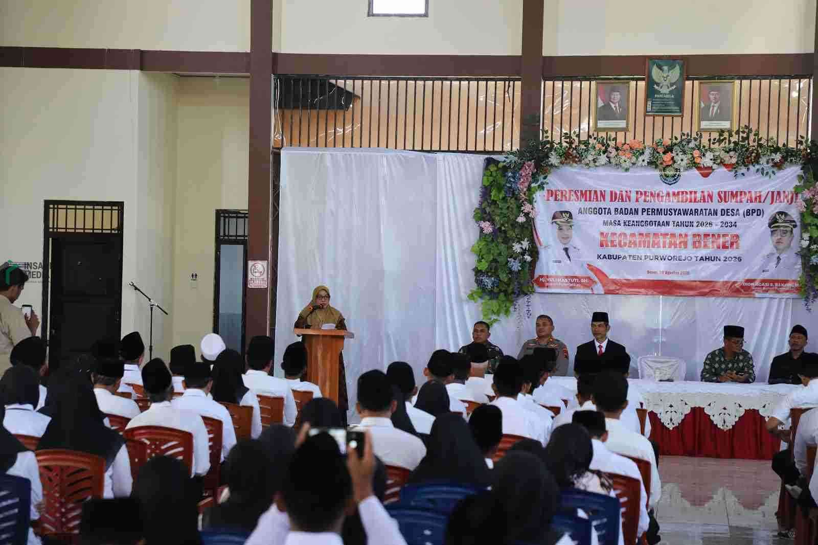Bupati Purworejo Ajak BPD Bersinergi Bangun Desa Bupati Purworejo Ajak BPD Bersinergi Bangun Desa