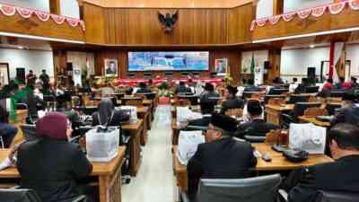 DPRD Purworejo Menggelar Rapat Paripurna Mendengarkan Pidato Kepresidenan Menyambut HUT RI ke 81