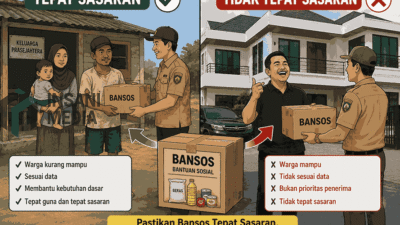 Ilustrasi Bansos tidak Tepat Sasaran