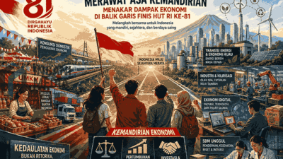 Ilustrasi Ekonomi di Indonesia saat HUT RI ke 81