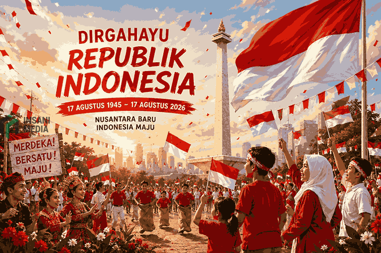Ilustrasi Perayaan Kemerdekaan Indonesia ke 81