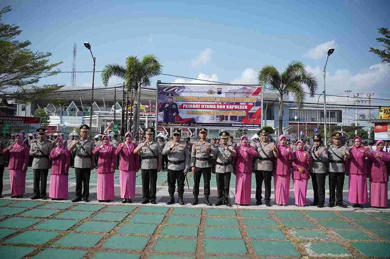 Polres Purworejo Rotasi 10 PJU dan Kapolsek, Berikut Datanya Jajaran Pejabat Umum dan Kapolsek Polres Purworejo