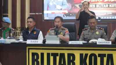 Operasi Tumpas Narkoba 2026, Polres Blitar Kota Ungkap 12 Kasus dan Amankan 13 Pelaku