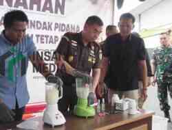 Kejari Blitar Musnahkan Puluhan Ribu Pil Dobel L, Sabu, hingga Ratusan Tanaman Ganja, Begini Caranya