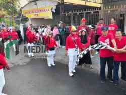 HUT ke-25 Partai Demokrat, Ratusan Hadiah Meriahkan Jalan Sehat di Kota Kediri