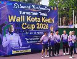 Sebanyak 120 Petenis dari Berbagai Daerah Ramaikan Tenis Walikota Cup Kediri