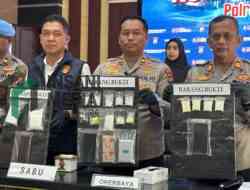 Polres Blitar Kota Bongkar 5 Kasus Narkoba dengan 5 Tersangka dengan BB 85 Gram Sabu