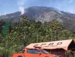 Hasil Pemantauan, Api Menjalar ke Pos 2 Gunung Buthak, Water Bombing Dikerahkan