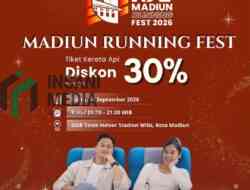 Hari Ini, Tiket Kereta Api di Daop 7 Madiun Diskon 30 Persen, Dukung Madiun Running Fest 2026