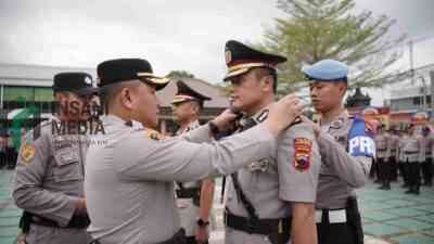 Kapolres Purworejo AKBP Windy Syafutra Memimpin Sertijab Wakapolres Purworejo