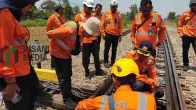 Tingkatkan Keselamatan, KAI Daop 7 Madiun Periksa Perlintasan Kereta Api Kediri-Tulungagung