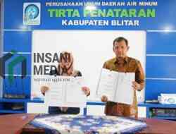 PT KAI Daop 7 Madiun dan Perumda Air Minum Tirta Penataran Kabupaten Blitar Jalani Kerjasama Pemanfaat Air Minum