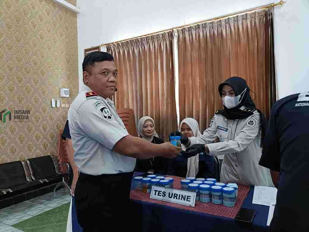 Tes Urine LPKA Blitar, Satu Pegawai Positif BZO Pegawai LPKA Kelas I Blitar Ikuti Tes Urine