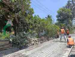 Jalan Karangrejo–Sumberagung Blitar Direhab 2,9 Kilometer, Kombinasi Beton dan Hotmix