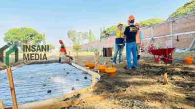 Pembangunan Jogging Track di Kelurahan Tlumpu Kota Blitar