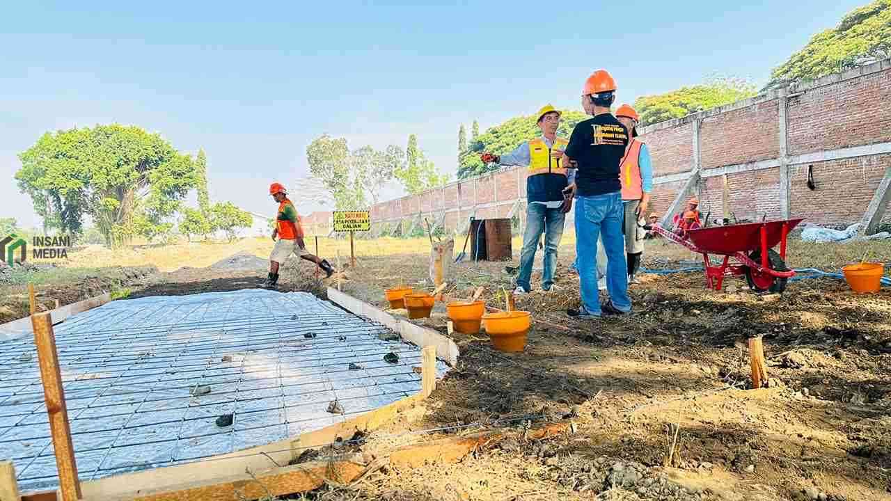 Pembangunan Jogging Track di Kelurahan Tlumpu Kota Blitar