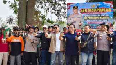 Polres Kediri Perkuat Mitigasi Bencana di Lereng Kelud, Siapkan Pasukan Jaga Karhutla